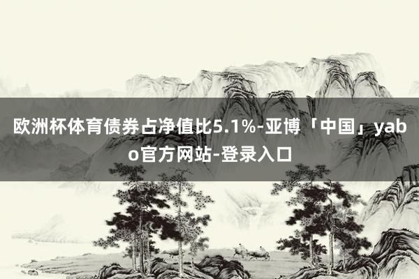 欧洲杯体育债券占净值比5.1%-亚博「中国」yabo官方网站-登录入口