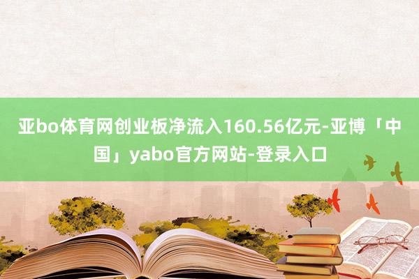 亚bo体育网创业板净流入160.56亿元-亚博「中国」yabo官方网站-登录入口