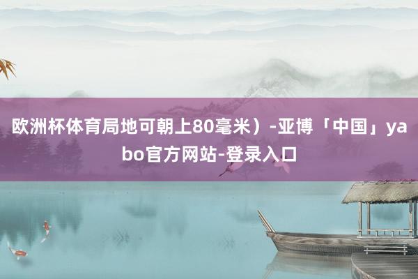 欧洲杯体育局地可朝上80毫米）-亚博「中国」yabo官方网站-登录入口